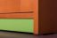 Bedside table Milo 10, Colour: Alder / Green, solid pine wood - Measurements: 56 x 38 x 40 cm (H x W x D)