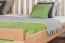 Double bed ' Easy Premium Line ® ' K8 incl. 1 cover panel, 200 x 200 cm Beech solid wood Natural 