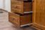  Chest of drawer pine solid wood oak coloured 007 - Dimensions 100 x 150 x 45 cm (H x W x D) 