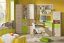 Children's room - Highboard Dennis 04, Colour: Ash Green - Measurements: 144 x 45 x 40 cm (h x w x d)