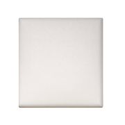 Elegant Wall Panel | White | 42 x 42 x 4 cm | Engineered Wood & Foam | Modern Decorative Accent