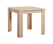 Square Dining Table Cubi 01 | Sonoma Oak Finish | ABS Edge Protection | 75 x 80 x 80 cm | Simple Modern Design