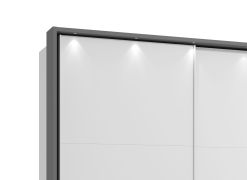 LED Lighting for Closet Frames | Space-Saving Design | Easy Installation | Black Finish