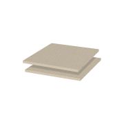 Set of 2 Shelves for Closets | Neiafu Collection | Textile Decor | 43 x 50 x 2 cm | Space-Saving