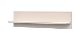 Long Wall Shelf Neiafu 126 for Living Room | Cashmere Color | Modern Simple Design | 30 x 120 x 21 cm