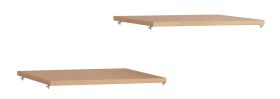 Beige Shelf Set for Single-Door Closet | Set of 2 | 42 x 45 cm | Tacuarembo Series