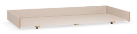 Drawer for Single Bed | Beige | 197 x 86 x 21 cm | Perfect Storage for Bed Linen