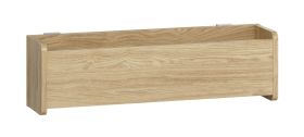 Bed Shelf Oak | 70 x 17 x 20 cm | Practical Storage for Small Items | Easy Assembly