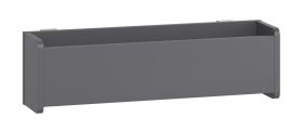 Bed Shelf Graphite | 70 x 17 x 20 cm | Practical Storage for Small Items | Mirinay Series