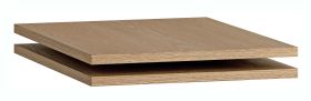 Wooden shelves for closets in the Olimar series | set of 2 | color: oak | 49 x 48 x 3.5 cm