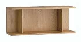 Wall shelf | color: oak | 1 shelf | 83 x 25 x 33 cm | narrow | storage for books or decorations | simple | for living room