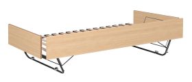 Underbed for Single Canopy Bed | Hinged Design | Oak Finish | Lying Surface 85 x 185 cm