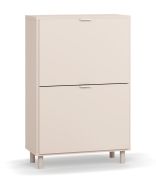 Shoe Cabinet Tacuarembo 36 | 2 Tilt Doors | Beige | 6 Compartments | 65 x 32 x 99 cm | For Entrance Hall