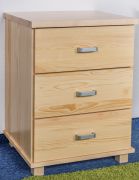 Chest of drawers solid pine solid wood natural Columba 14 - Dimensions: 79 x 60 x 50 cm (H x W x D)