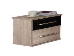 Set of 2 Modern Bedside Tables | Cardiff Cherry Finish | 36 x 43 x 40 cm | 2 Drawers | Durable MDF