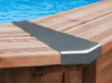 Stainless Steel Corner Reinforcements for Verano Wooden Pool | Enhanced Stability | Precise Fit | Corrosion-Resistant