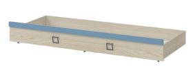 Bed Frame for Benjamin Bed | Ash/Blue | 80 x 190 cm Lying Surface | Modern Kids Room Furniture