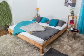 Futon bed / solid wood bed Wooden Nature 04 oiled beech heartwood - lying surface 200 x 200 cm (W x L) 