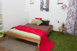 Futon bed / solid wood bed Wooden Nature 04 oiled oak - lying surface 160 x 200 cm (W x L) 