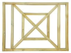 Bottom Trellis for Vitalba Pavilion | 120 x 90 cm | Pressure-Impregnated Spruce/Pine | Natural Finish