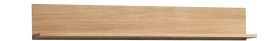 Manaus 04 Wall Shelf | Natural Oak Part Solid | 20 x 144 x 20 cm | Modern Suspended Rack