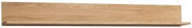 Manaus 05 Wall Shelf | Natural Oak Part Solid | 20 x 180 x 20 cm | Modern Suspended Rack