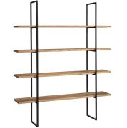 Manaus 08 Shelf | Natural Finish | Partial Solid Oak | 171 x 140 x 30 cm