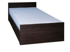 Single Bed / Guest Bed Corrientes 13 | Slatted Frame Included | Wenge Finish | 140 x 200 cm