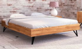 Single Bed or Guest Bed Masterton 03 | Solid Oiled Beech | 90 x 200 cm Lying Area | Elegant Design