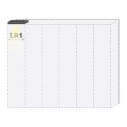 Upper LED Frame for Hinged Door Wardrobe | Siumu Series | Beige | 47 cm Width