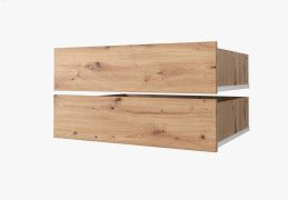 2 cabinet drawers, color: Artisan