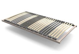 Slatted Frame with Folding Mechanism | Single Bed | 90 x 200 cm Lying Surface | Premium Comfort | Brown