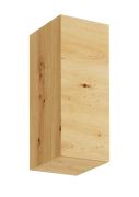 Kitchen wall unit | push-to-open | 30 x 31.3 x 72 cm | 1 door | Artisan oak | handleless front | Matterhorn 01 | 2 compartments
