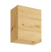 Wall unit for kitchens | 1 door | Matterhorn 06 | handleless front | push-to-open | 60 x 31.3 x 36 cm | Artisan oak