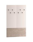 Coat Rack | Color: Cashmere / Brown | 8 hooks | Dimensions: 90 x 34 x 55 cm | Includes velvet padding | Hooks: Black | ABS edge protection | For the entryway