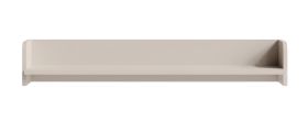 Wall Shelf | Color: Beige with a wood grain finish | one shelf | Dimensions: 103.5 x 22 x 17 cm | Wall-mounted shelf | simple design | for the living room
