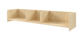 Wall shelf | color: Mavelie oak | 143 x 27 x 27 cm | simple design | for living room | high-quality workmanship