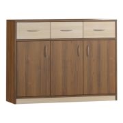Pasuruan 10 Chest of Drawers | Walnut / Maple | 95 x 126 x 37 cm | Modern Storage Solution