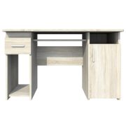 Desk Pamulang 11 Sonoma Oak | Modern Design | 76 x 124 x 60 cm | Practical Storage