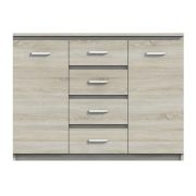 Chest of Drawers Pamulang 10 | Sonoma Oak | 91 x 122 x 40 cm | Modern Storage Solution