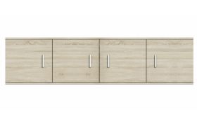 Top Attachment for Hinged Door Cabinet Pamulang 16 | Sonoma Oak | 50 x 200 x 60 cm | Space-Saving Storage