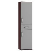 Tabubil 24 Cabinet | Wenge / Grey | 200 x 50 x 41 cm | Modern Storage Solution