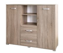 Chest of Drawers Kikori 11 | Sonoma Oak Finish | 113 x 130 x 40 cm | Modern Storage Solution