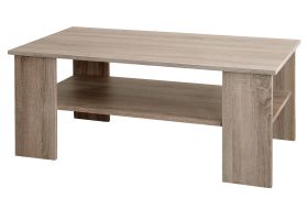Coffee Table Kikori 03 | Sonoma Oak Finish | 120 x 60 x 50 cm | Modern Storage Compartment