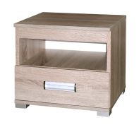 Bedside Table Kikori 10 | Sonoma Oak Finish | 45 x 50 x 40 cm | Modern Design | 1 Drawer