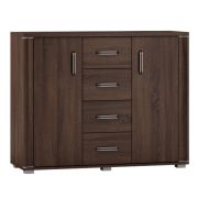 Chest of Drawers Aitape 17 | Dark Sonoma Oak | 92 x 119 x 40 cm | Modern Storage Solution