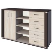 Chest of Drawers Aitape 41 | Dark Sonoma Oak / Light Sonoma Oak | 105 x 170 x 40 cm | Modern Storage