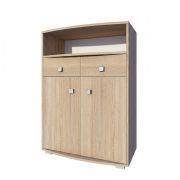 Chest of Drawers Rabaul 04 | Sonoma Oak Finish | 126 x 94 x 40 cm | Modern Storage Cabinet