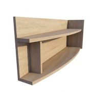 Wall Shelf Rabaul 47 | Sonoma Oak Finish | 40 x 115 x 25 cm | Modern Suspended Rack
