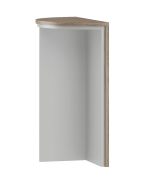 Desk Extension for Cianjur | Oak / White | 77 x 60 x 45 cm | Modern Laminated Fiberboard